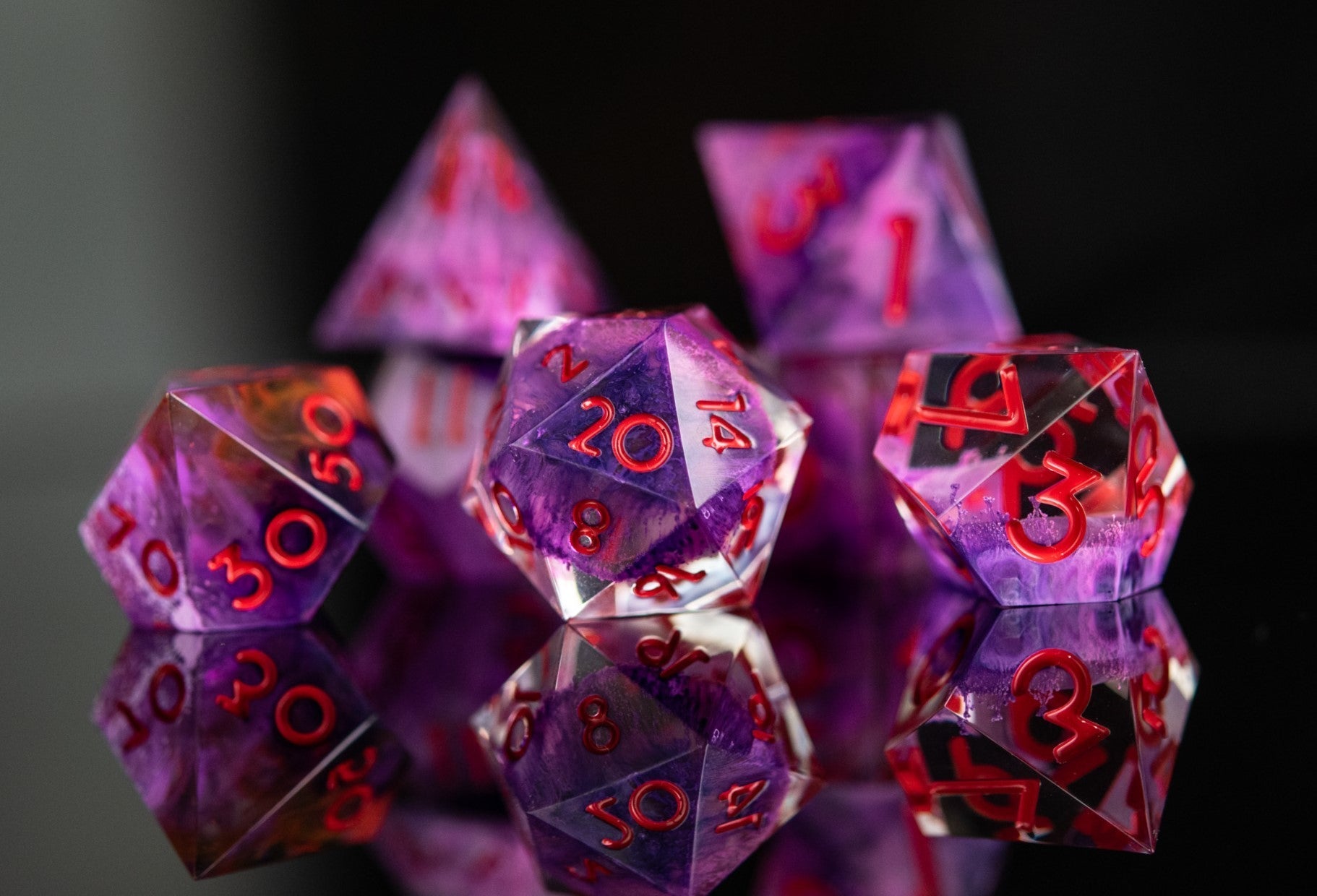 Phantasmal Force Sharp - Edged Resin Dice Set - Misty Mountain Gaming - 4