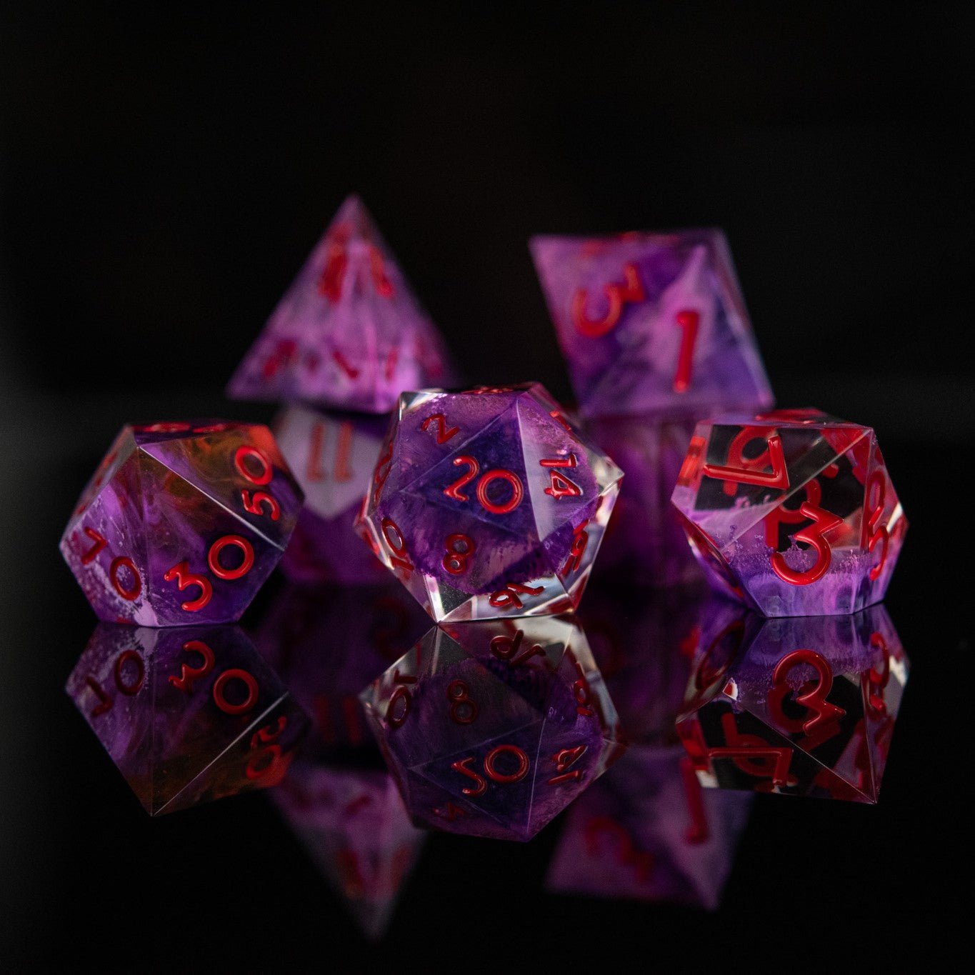 Phantasmal Force Sharp - Edged Resin Dice Set - Misty Mountain Gaming - 1