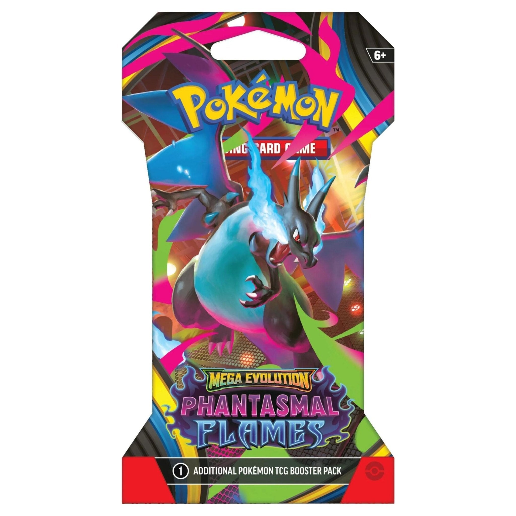 Pokemon Mega Evolution Phantasmal Flames Sleeved Booster Pack - Pokémon - 1