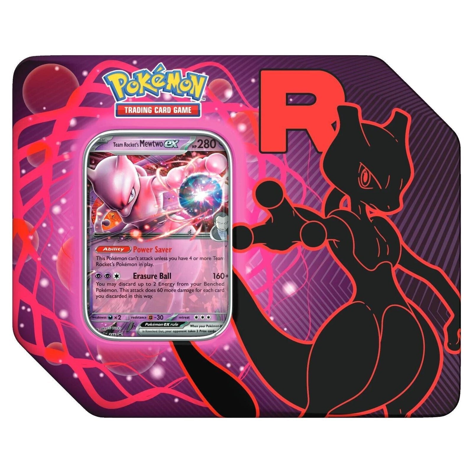 Pokemon Mewtwo ex Team Rocket Tin - Pokémon - 1