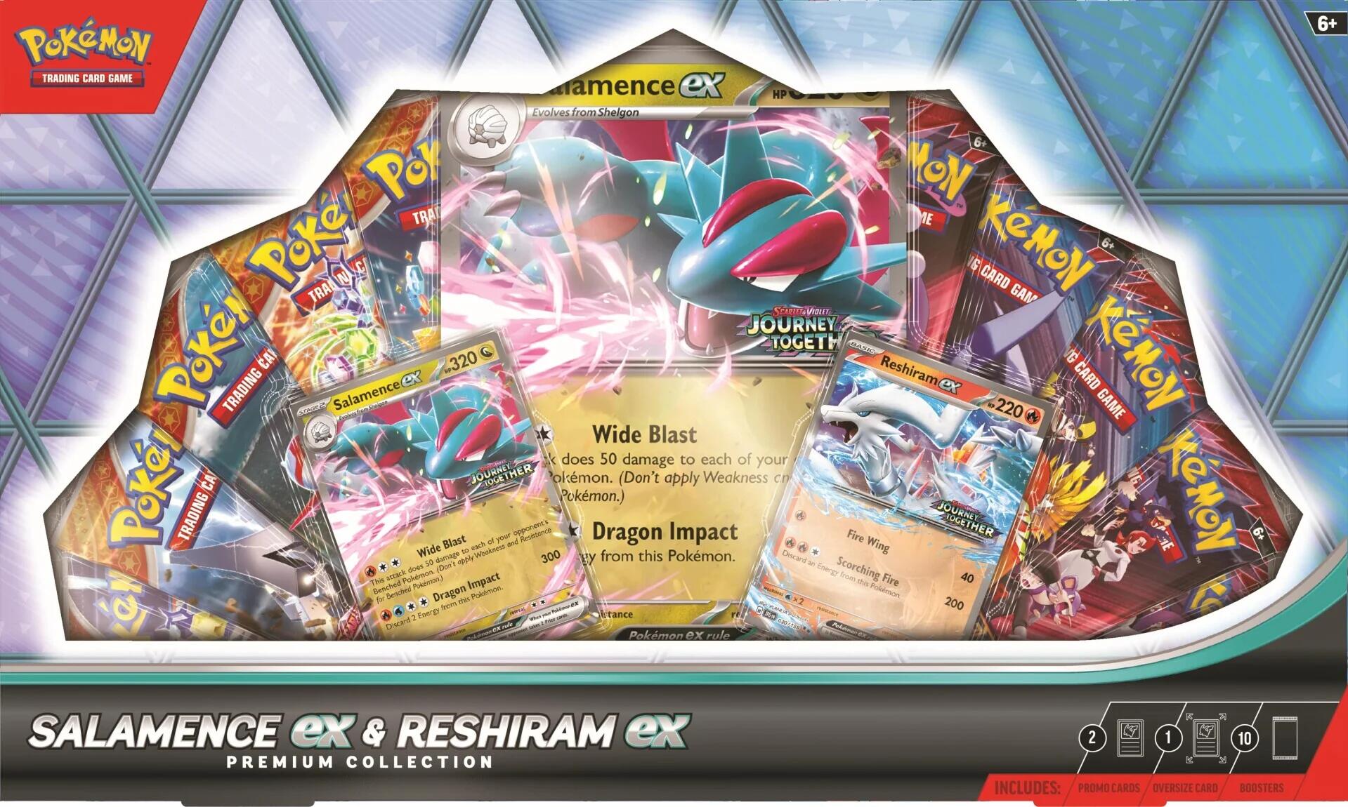 Pokemon TCG Salamence ex & Reshiram ex Premium Collection - Pokémon - 1