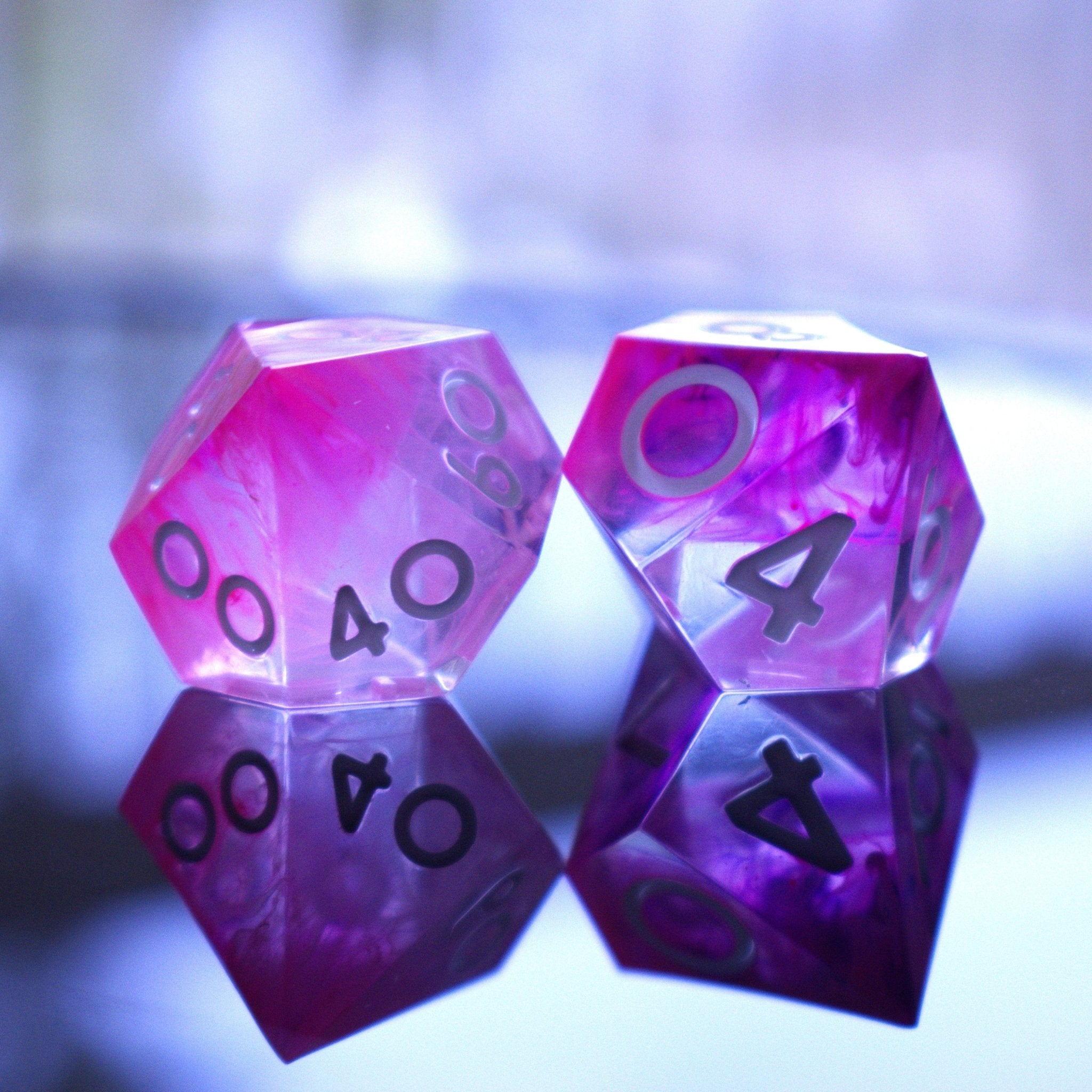 Polymorph Sharp - Edged Resin Dice Set - Misty Mountain Gaming - 4