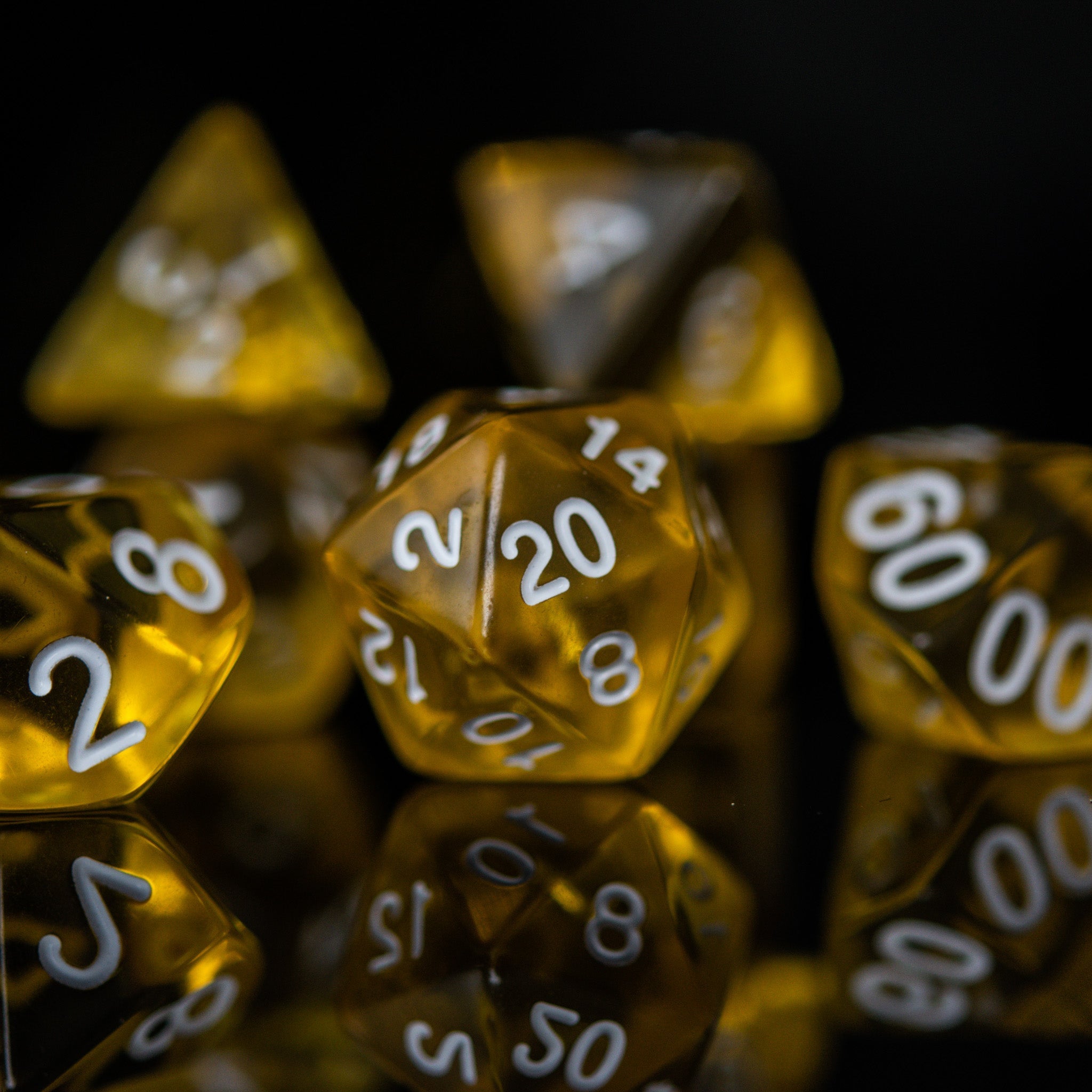 Potion of Clairvoyance Acrylic Dice Set - Misty Mountain Gaming - 5