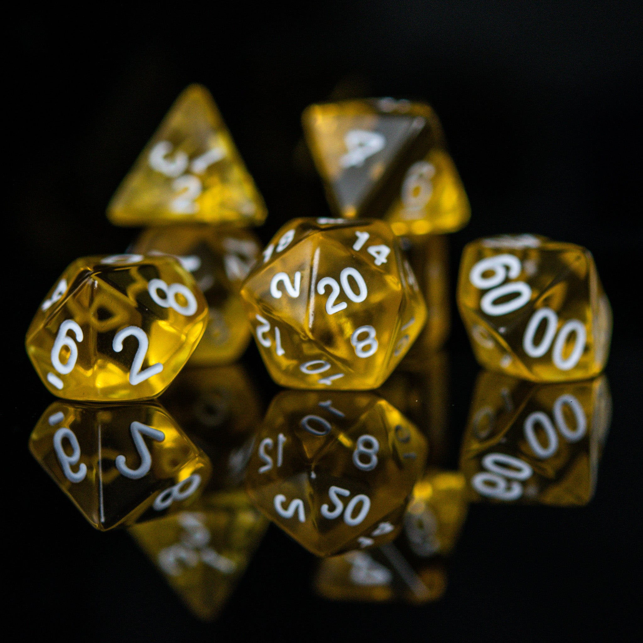 Potion of Clairvoyance Acrylic Dice Set - Misty Mountain Gaming - 2