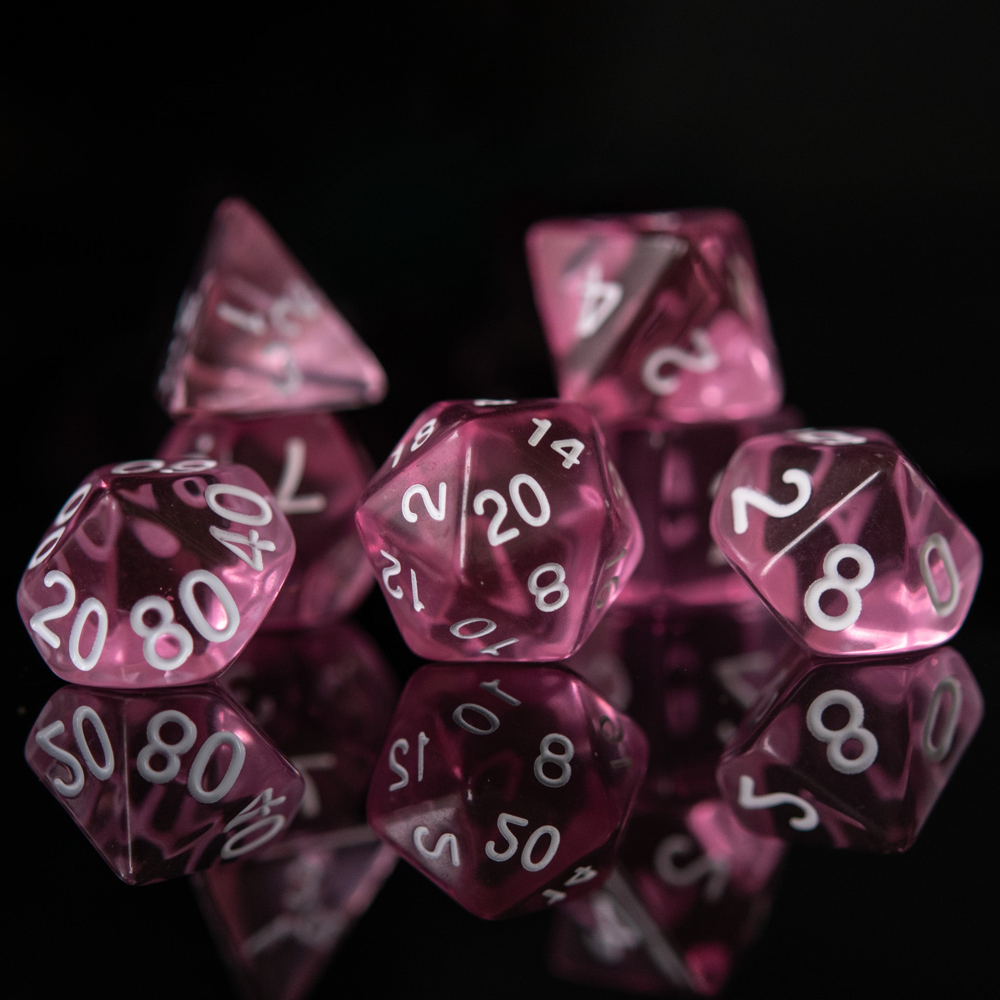 Potion of Love Acrylic Dice Set - Misty Mountain Gaming - 2