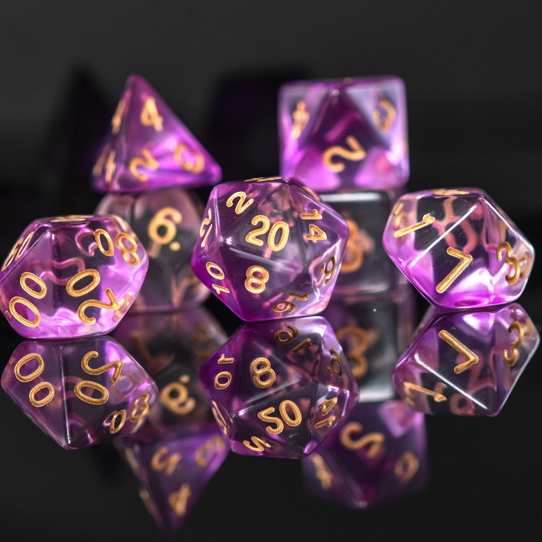 Potion of Magic Acrylic Dice Set - Misty Mountain Gaming - 2