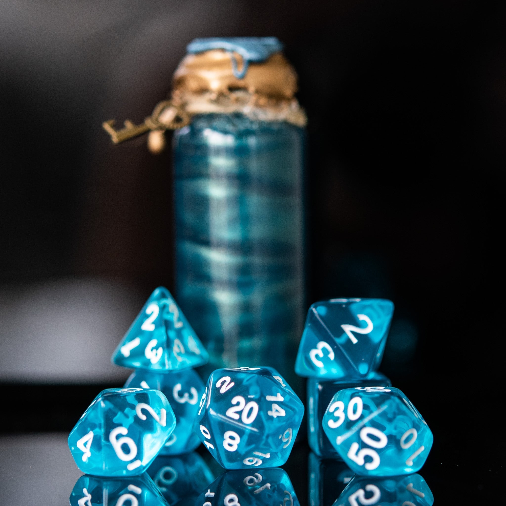 Potion of Mana Acrylic Dice Set - Misty Mountain Gaming - 1