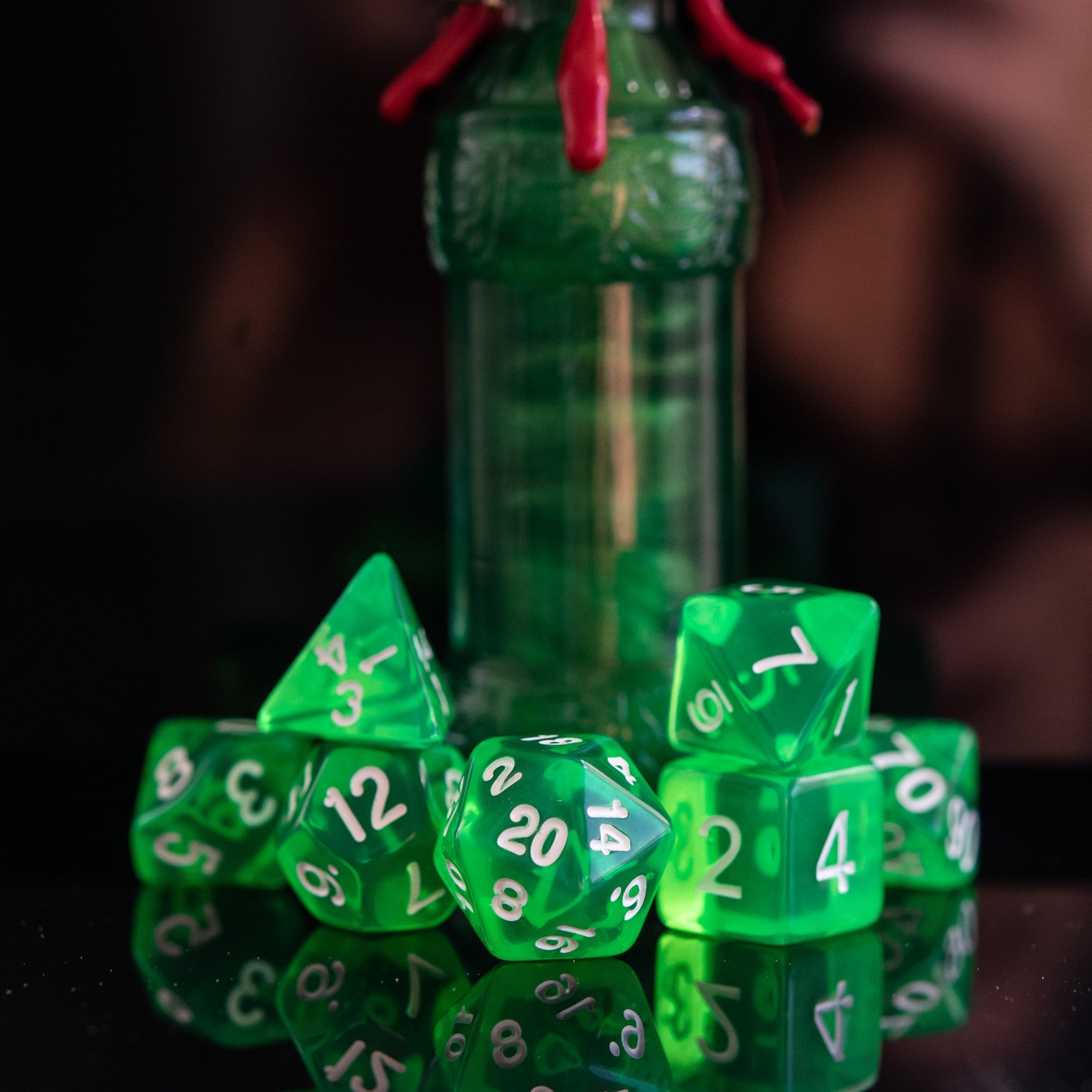 Potion of Stamina Acrylic Dice Set - Misty Mountain Gaming - 1