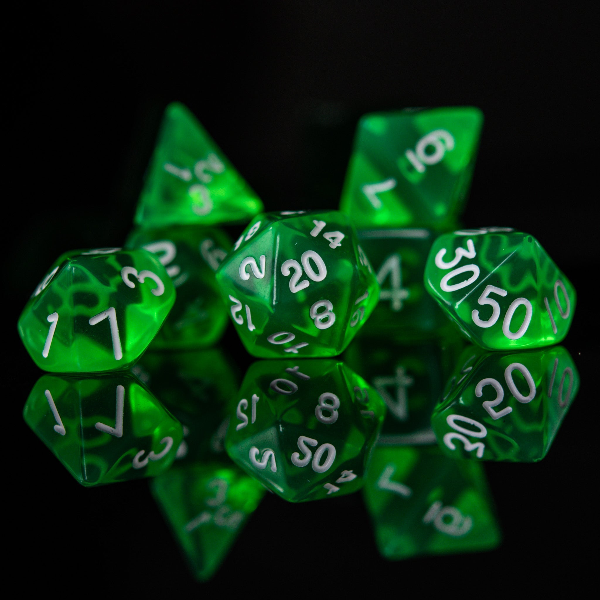 Potion of Stamina Acrylic Dice Set - Misty Mountain Gaming - 2