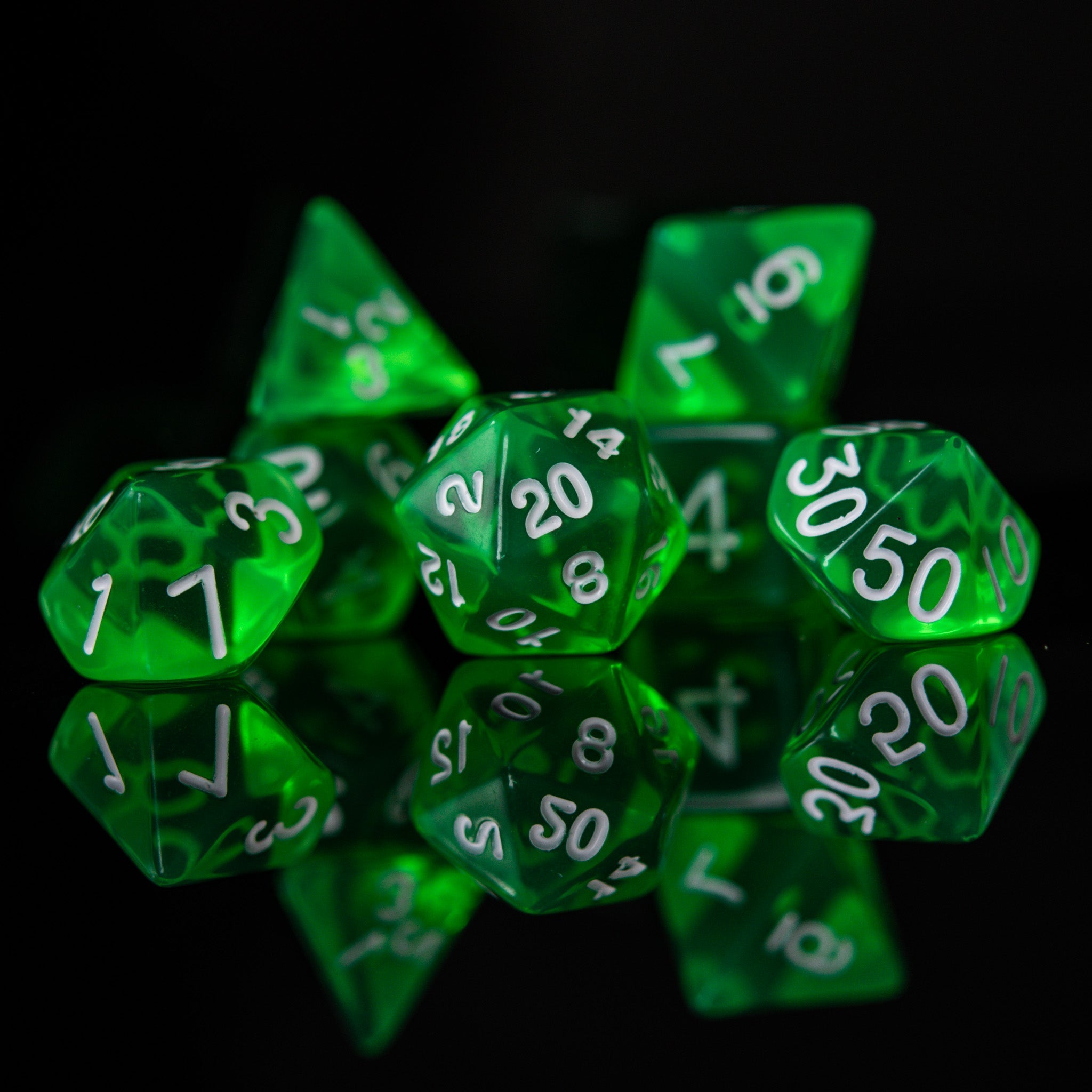 Potion of Stamina Acrylic Dice Set - Misty Mountain Gaming - 4