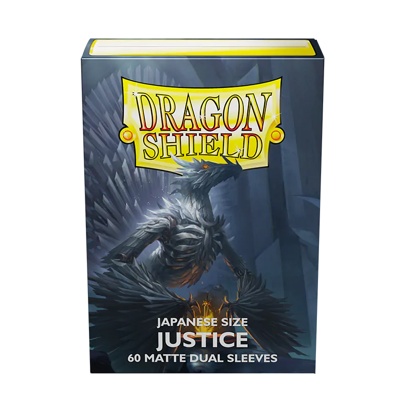 Dragon Shield Japanese Size 60ct Justice Dual Matte Art Sleeves