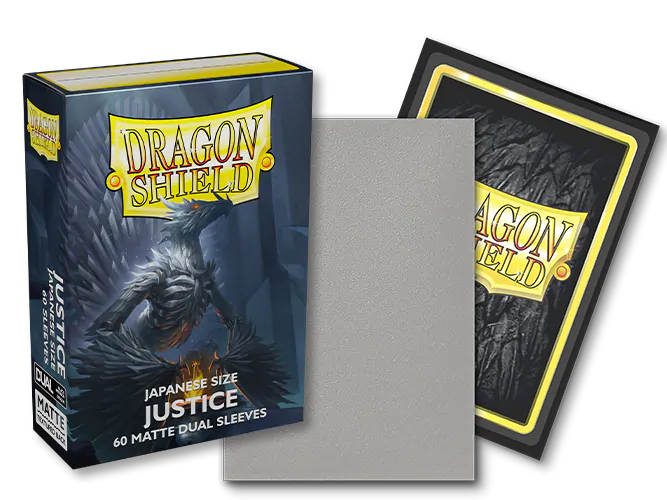 Dragon Shield Japanese Size 60ct Justice Dual Matte Art Sleeves