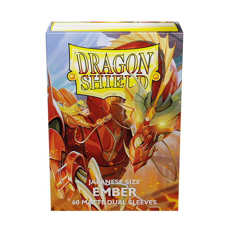 Dragon Shield Japanese Size 60ct Ember Dual Matte Card Sleeves