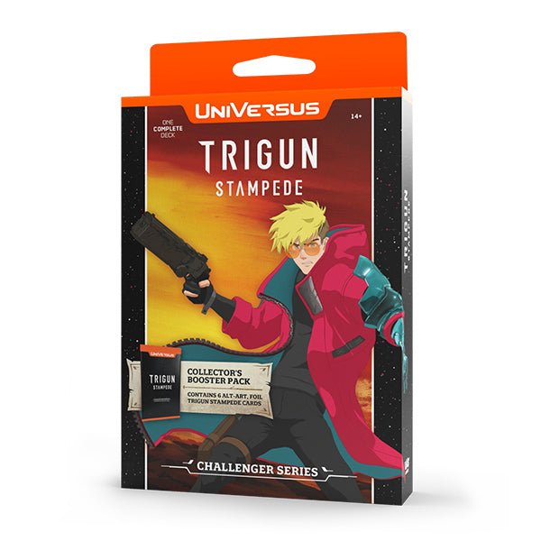 UniVersus Challenger Series Cowboy Bebop and Trigun Stampede Deck Display Box