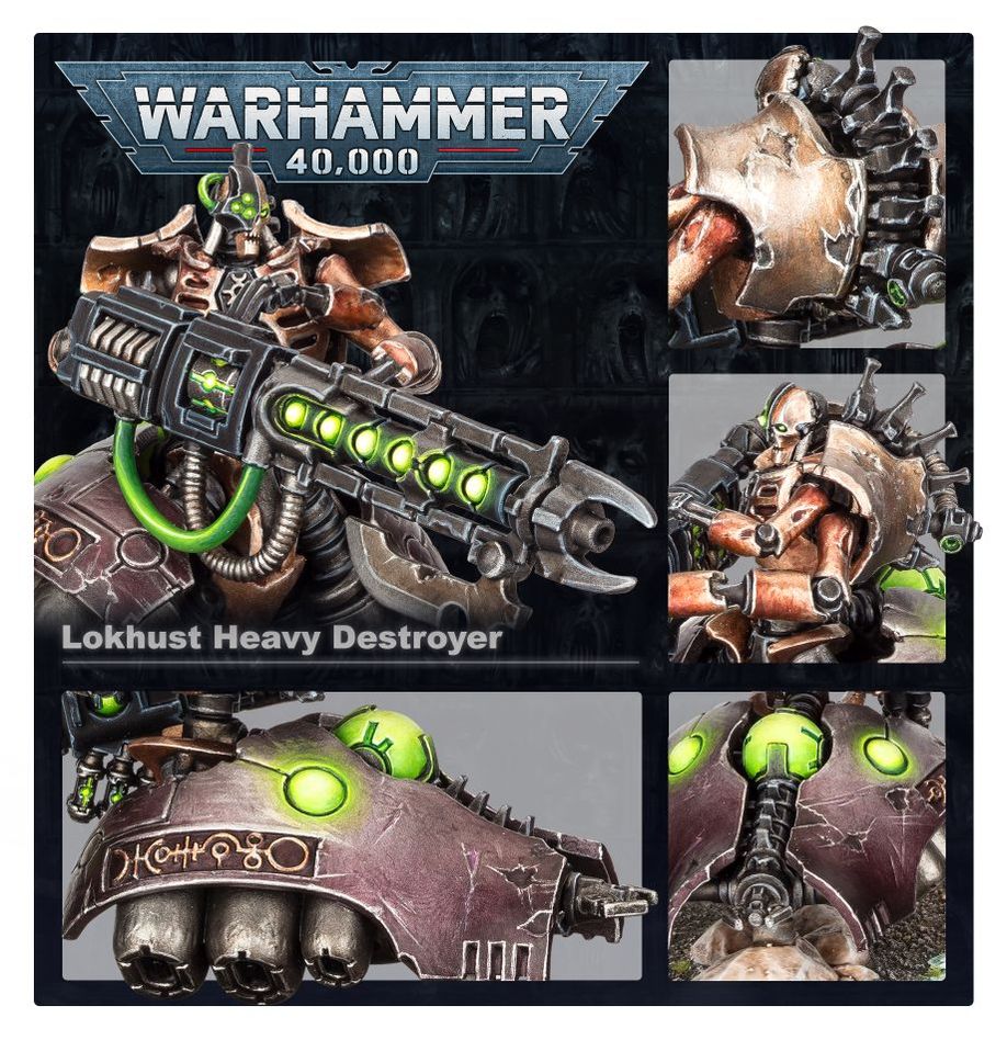 Warhammer 40,000 Necrons Lokhusts Heavy Destroyer Set