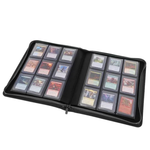 BCW Z-Folio 9-Pocket LX Album Toploaders, Black