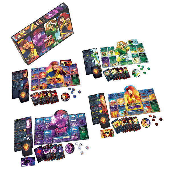 Dice Throne: Marvel X-Men Box 2 (Cyclops, Jean Grey, Gambit, Rogue) Board Game