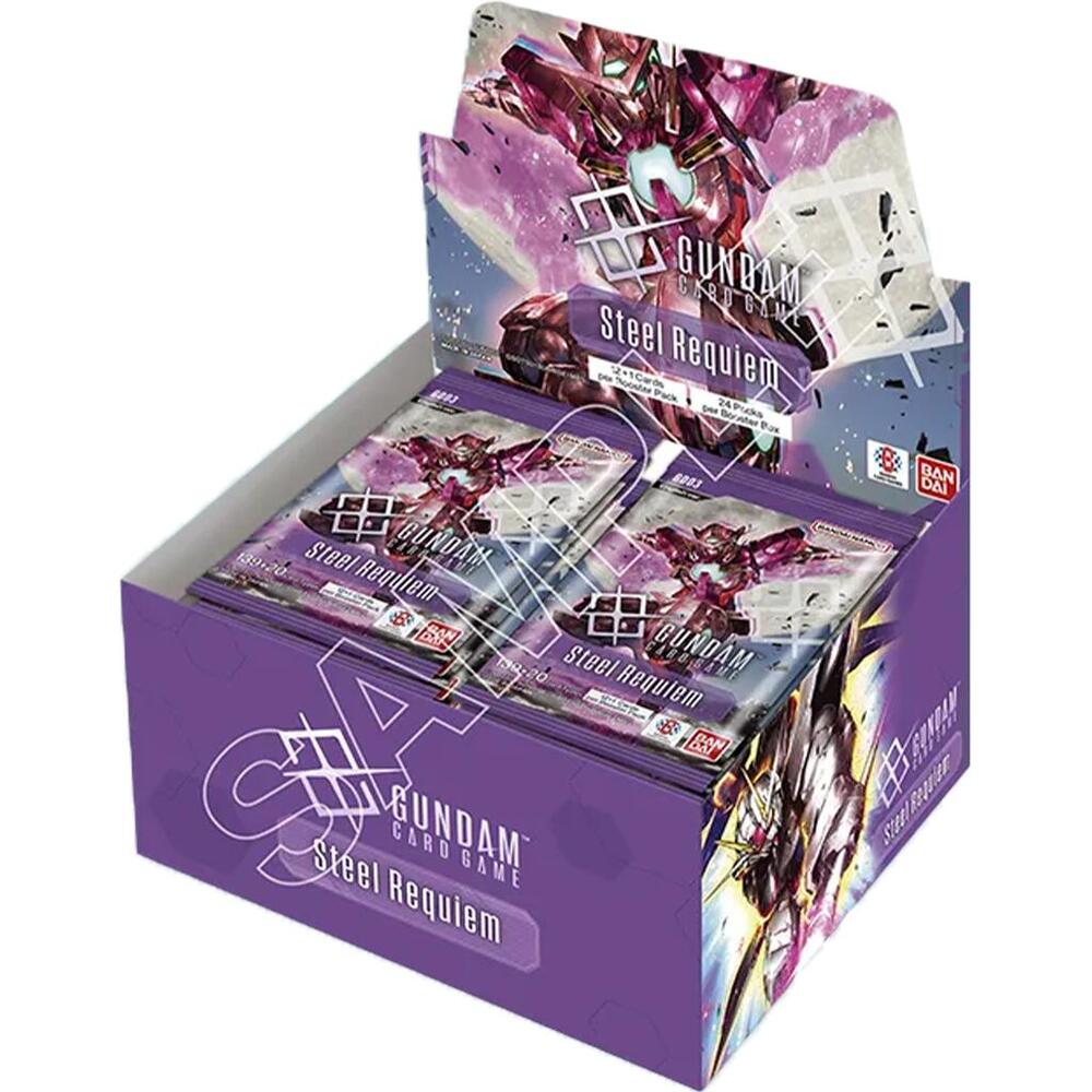Gundam Card Game: Steel Requiem Booster Box Display [GD03]