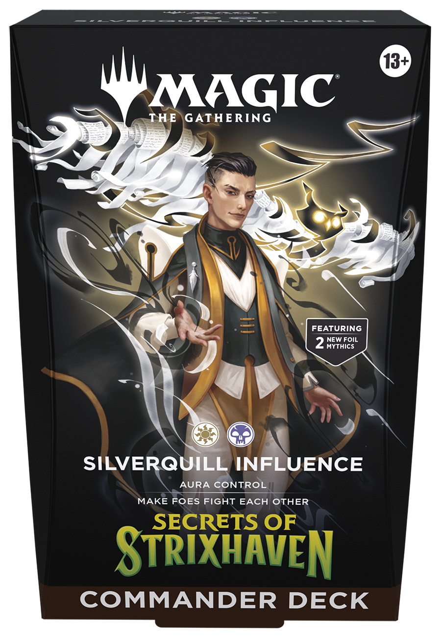 Magic: the Gathering Secrets of Strixhaven Silverquill Influence Commander Deck