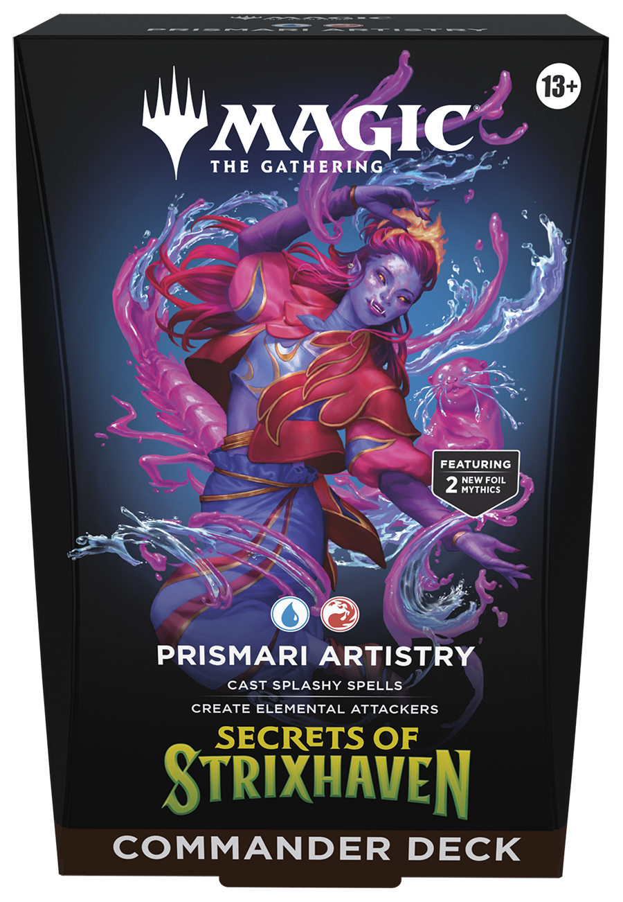 Magic: the Gathering Secrets of Strixhaven Prismari Artistry Commander Deck