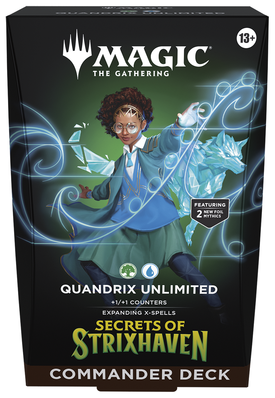 Magic: the Gathering Secrets of Strixhaven Quandrix Unlimited Commander Deck