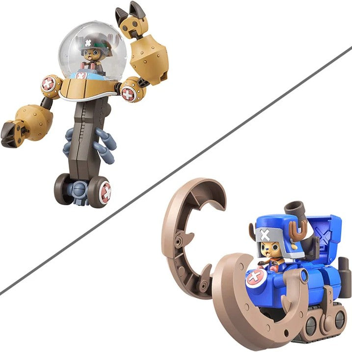 One Piece Chopper Robo Super 2 Heavy Armor and 3 Horn Dozer Model Kit
