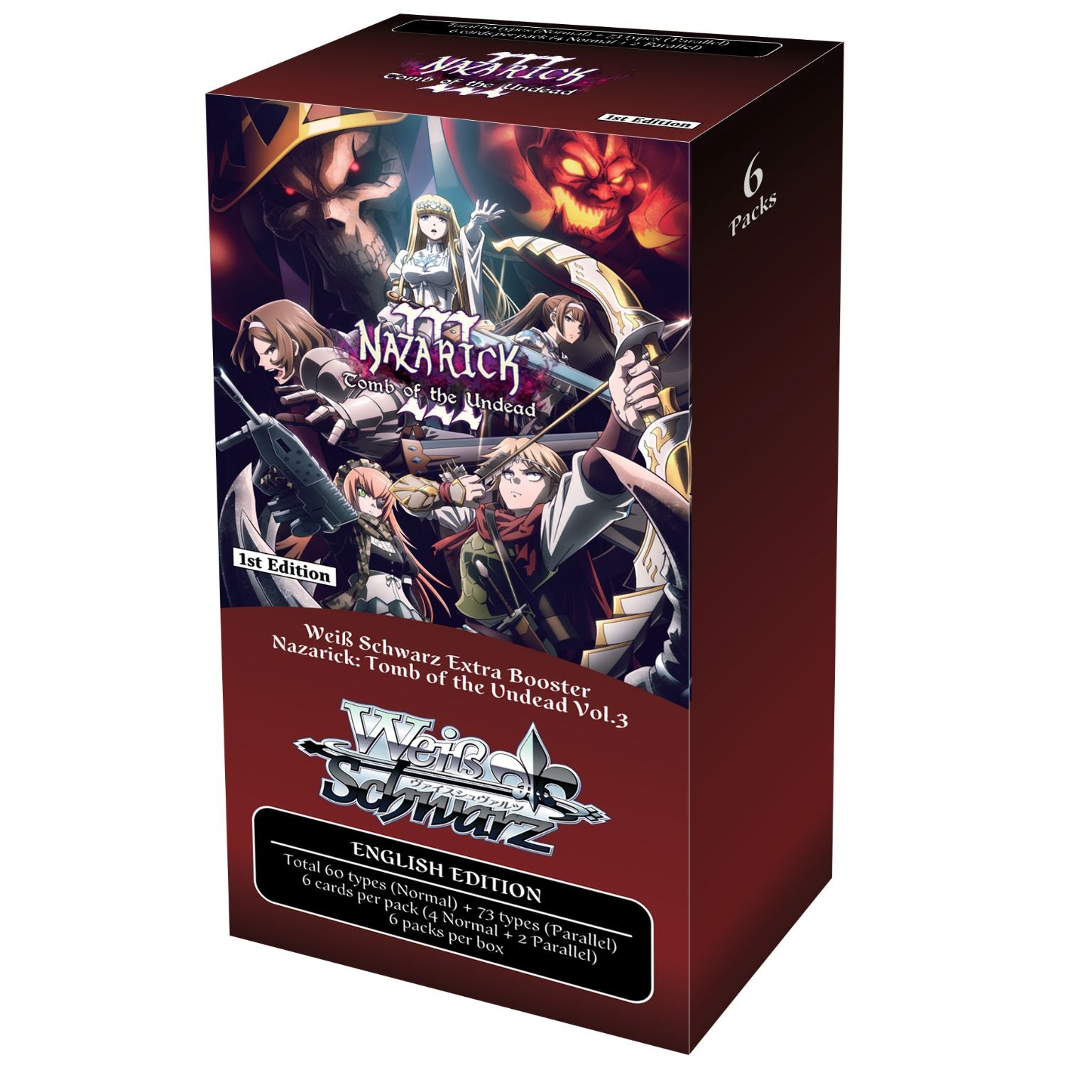 Weiss Schwarz Nazarick Tomb of the Undead Vol.3 Extra Booster Box Display