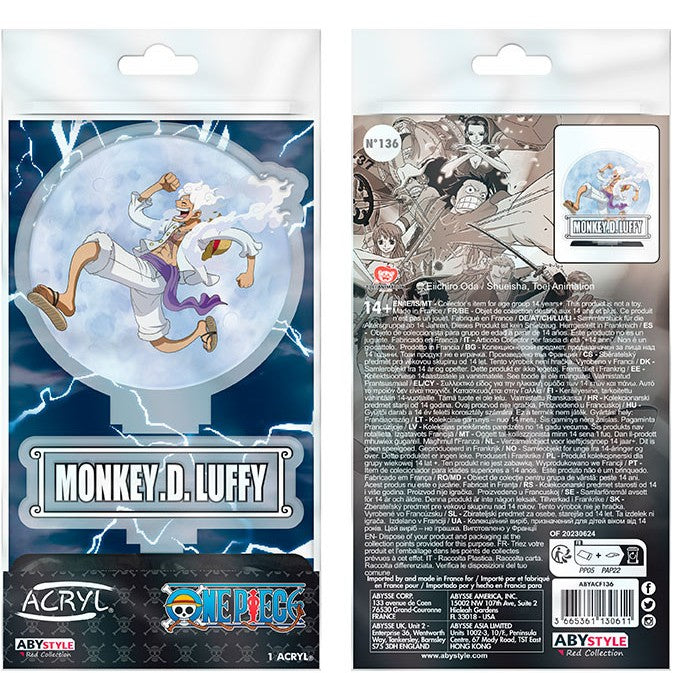 ABYstyle One Piece Monkey D. Luffy The Warrior of Liberation Acrylic Figure