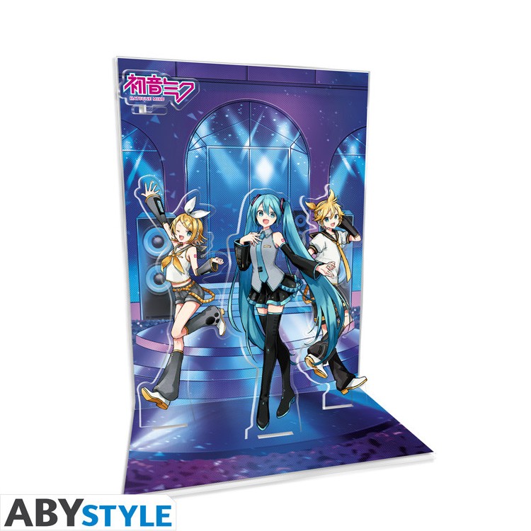 HATSUNE MIKU Miku and Friends Acrylic Print Diorama Figure