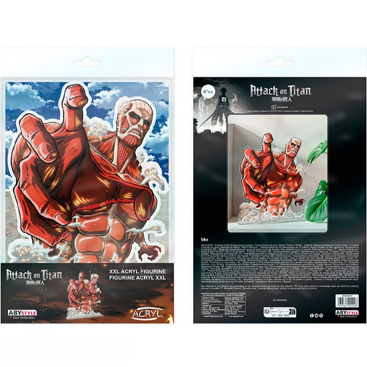 ABYstyle Acryl Attack on Titan Colossal Titan XXL Acrylic Print Figure