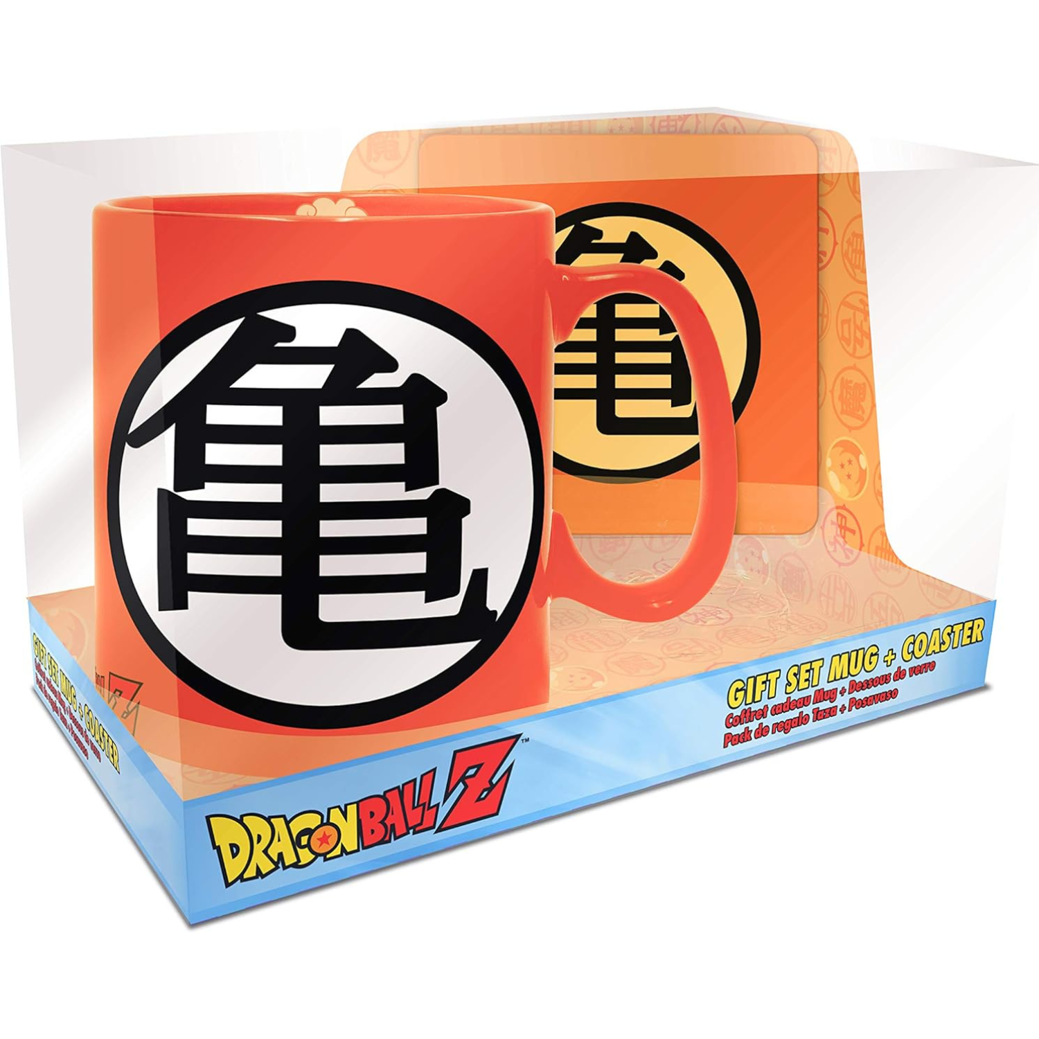 DRAGON BALL Kame Symbol Mug 460 ml and Coaster Gift Set