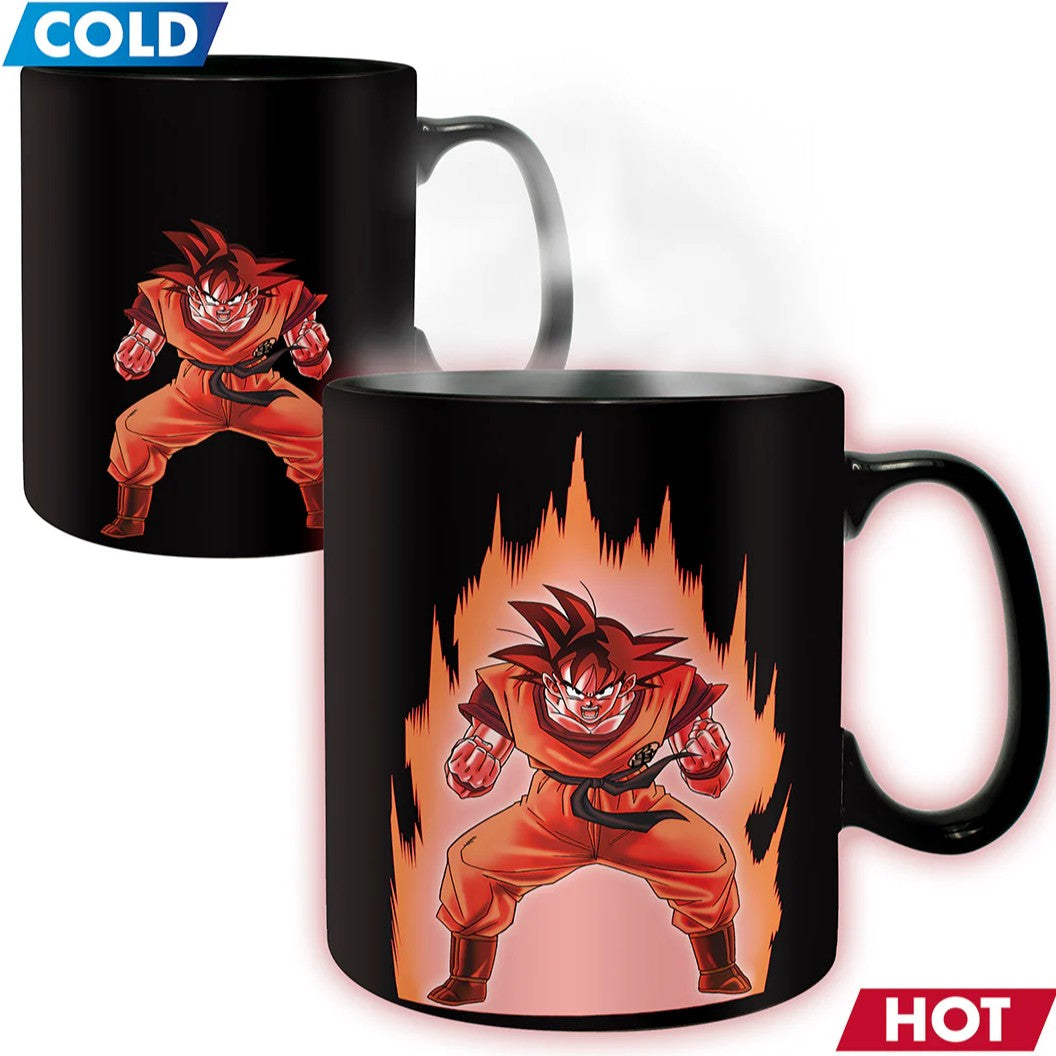 DRAGON BALL Goku 460ml Heat Change Mug and Coaster Gift Set