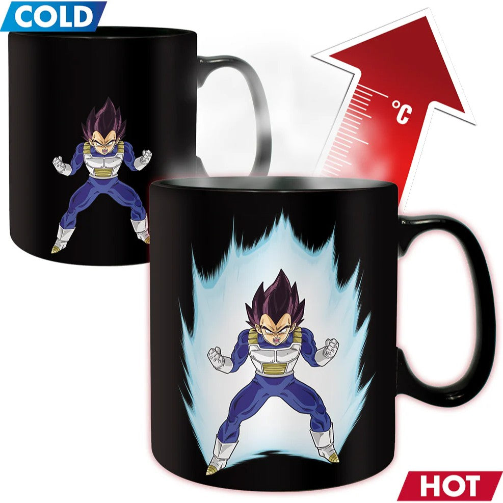 ABYstyle DRAGON BALL Z Vegeta Magic Mug and Coaster Gift Set