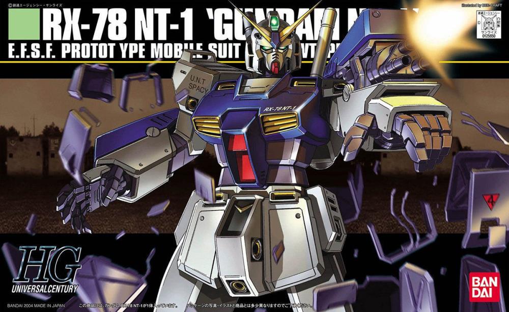 Mobile Suit Gundam #47 RX-78 NT-1 Gundam Alex High Grade UC 1/144 Model Kit
