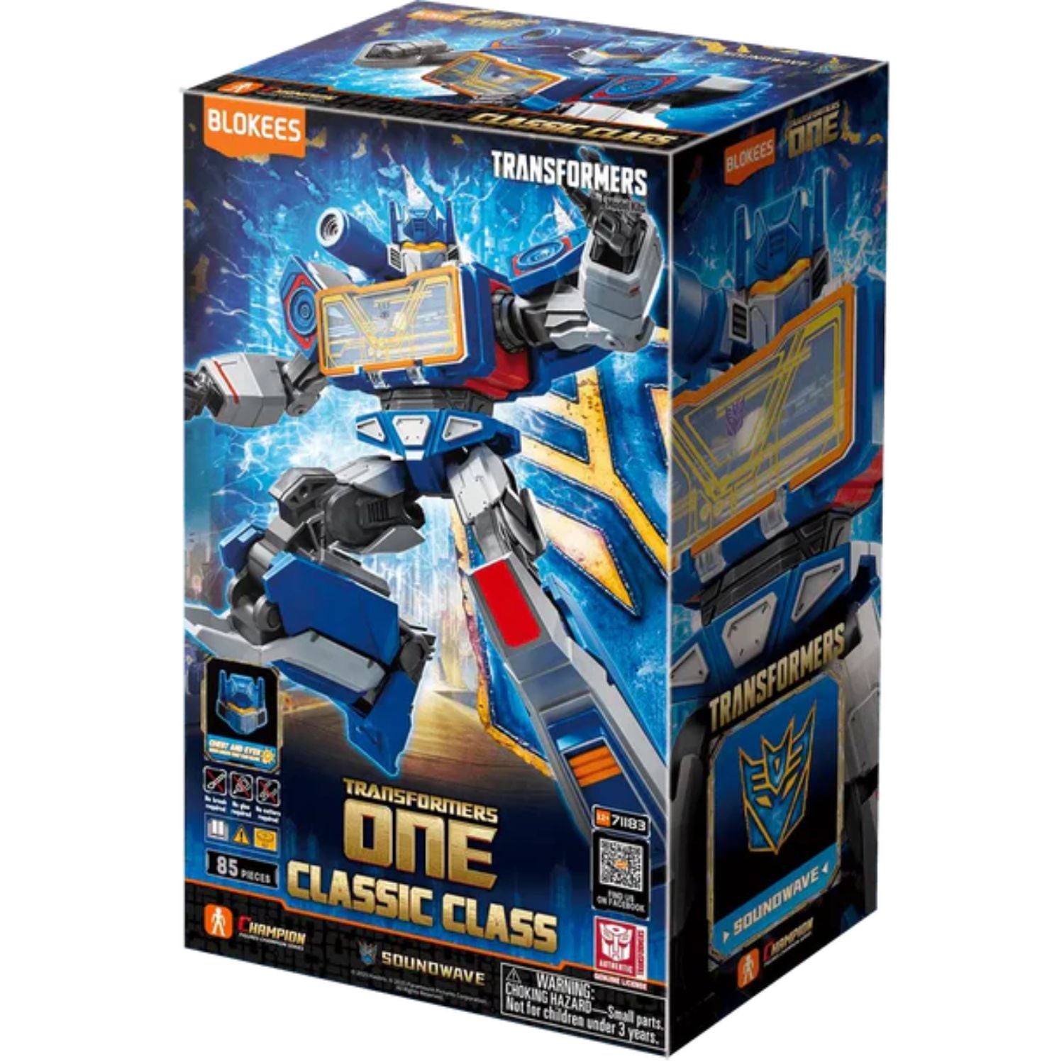 Blokees Transformers Classic Class 17 Soundwave Action Model Kit