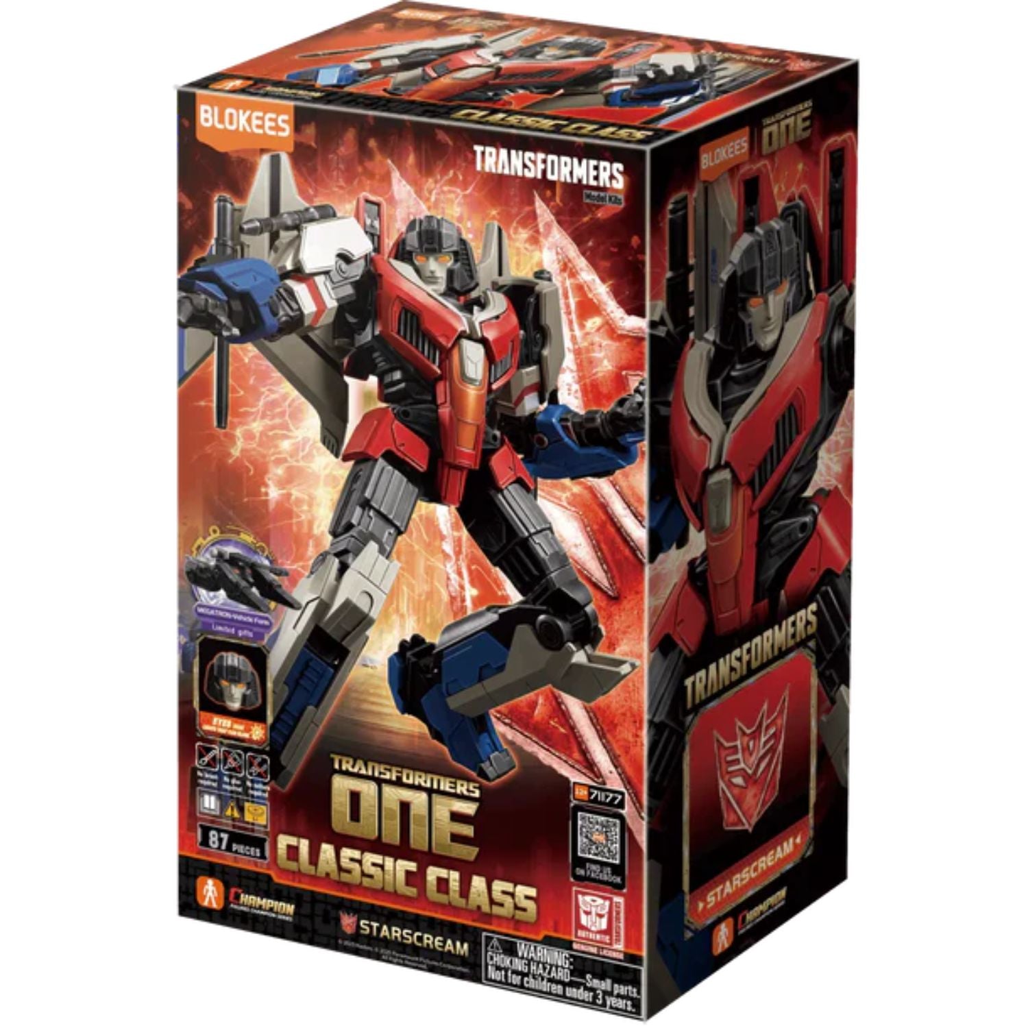 Blokees Transformers Classic Class 16 Starscream Action Model Kit