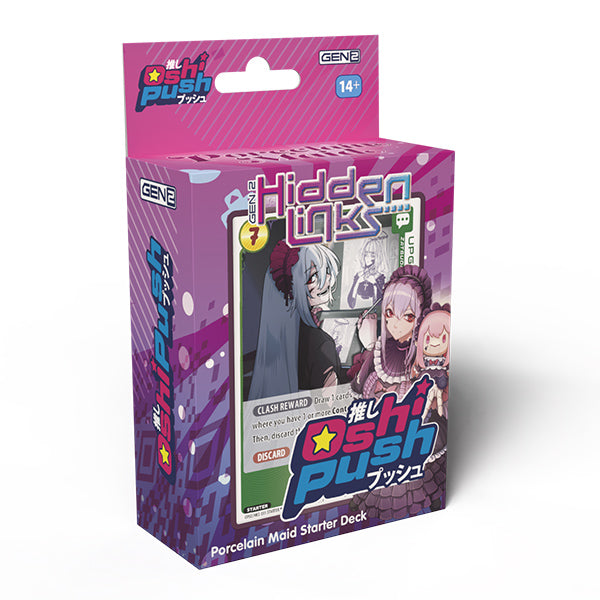 Oshi Push TCG Gen Two Hidden Links Porcelain Maid Starter Deck