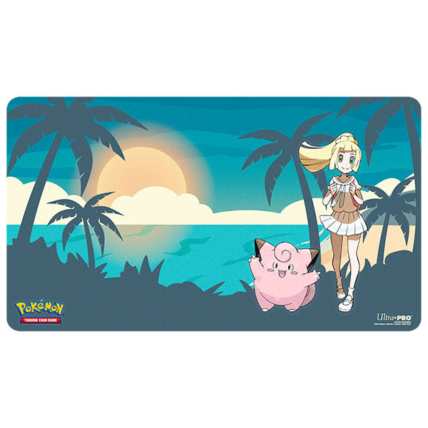 Pokemon Lillie and Clefairy Playmat 24in. x 13.5in