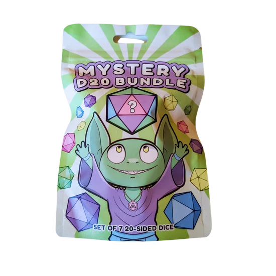Mystery Dice Goblin D20 Mystery Bag