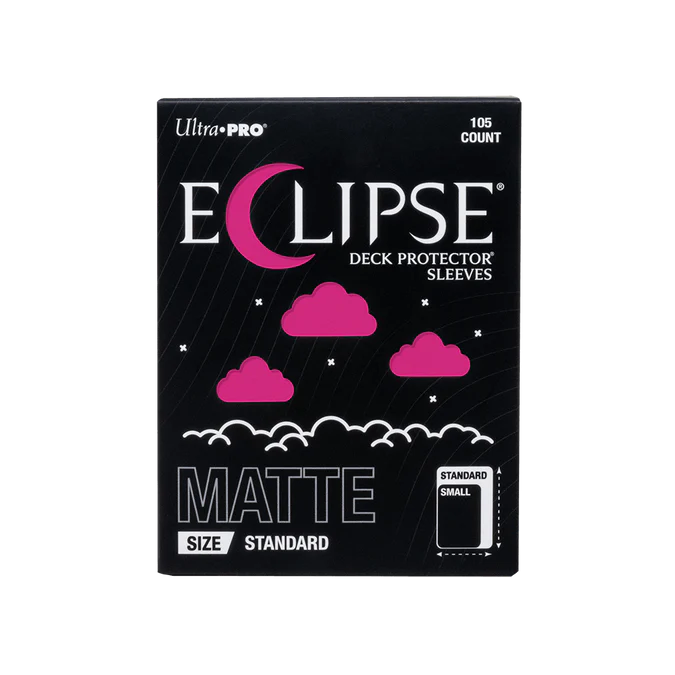 Ultra Pro Eclipse Standard Matte Deck Protector Sleeves 105ct, Hot Pink