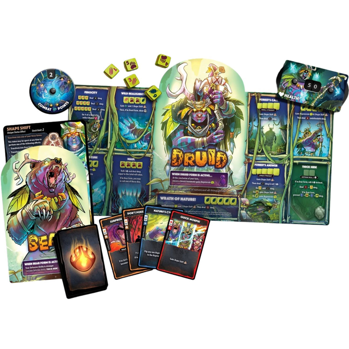 Dice Throne Druid Hero Pack