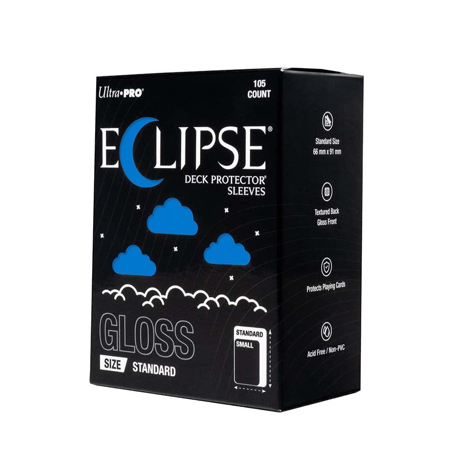 Ultra Pro Eclipse Standard Gloss Pacific Blue 105ct Deck Protector Card Sleeves