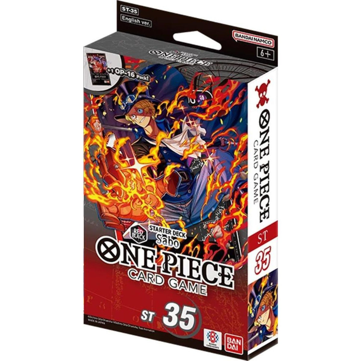 One Piece TCG Red/Black Sabo Starter Deck 35 [ST-35]