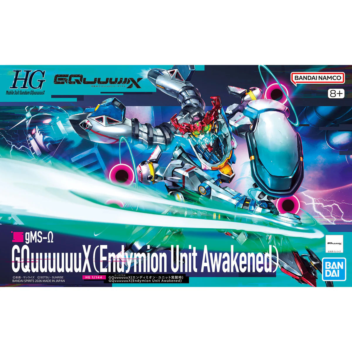 Gundam GQuuuuuuX Endymion Unit Awakened High Grade 1/144 Model Kit