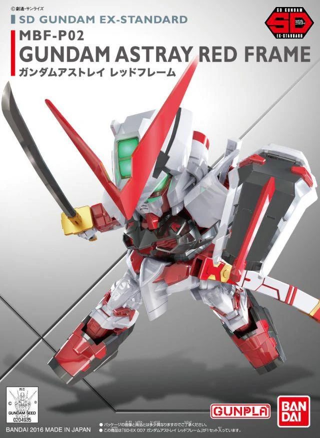 Gundam EX-Standard 007 Gundam Astray Red Frame SD Model Kit