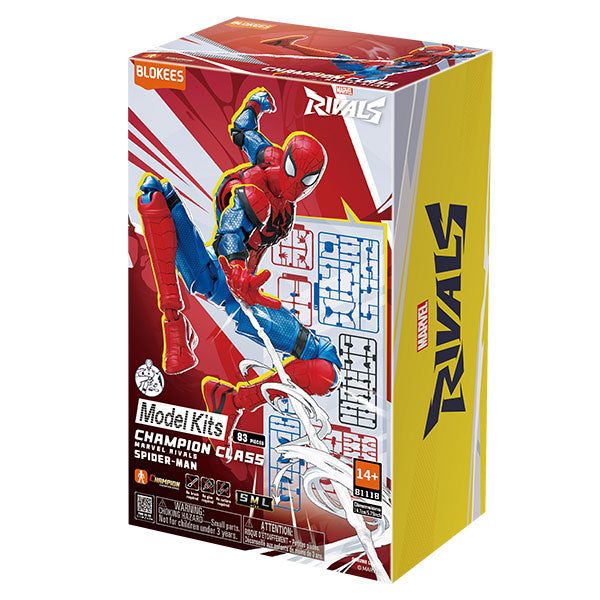 Blokees Marvel Rivals Champion Class CC06 Spider-Man 5.3-inch Model Kit