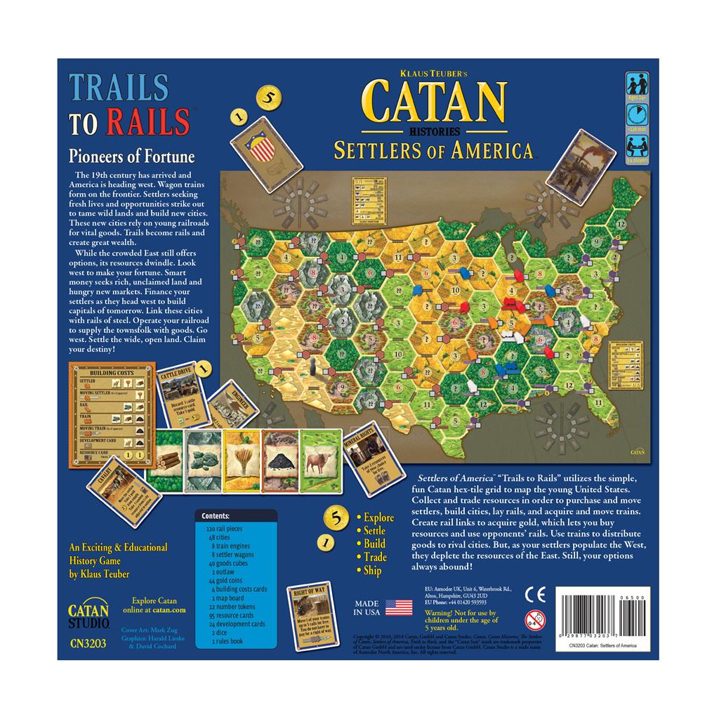 CATAN Settlers of America Board Game