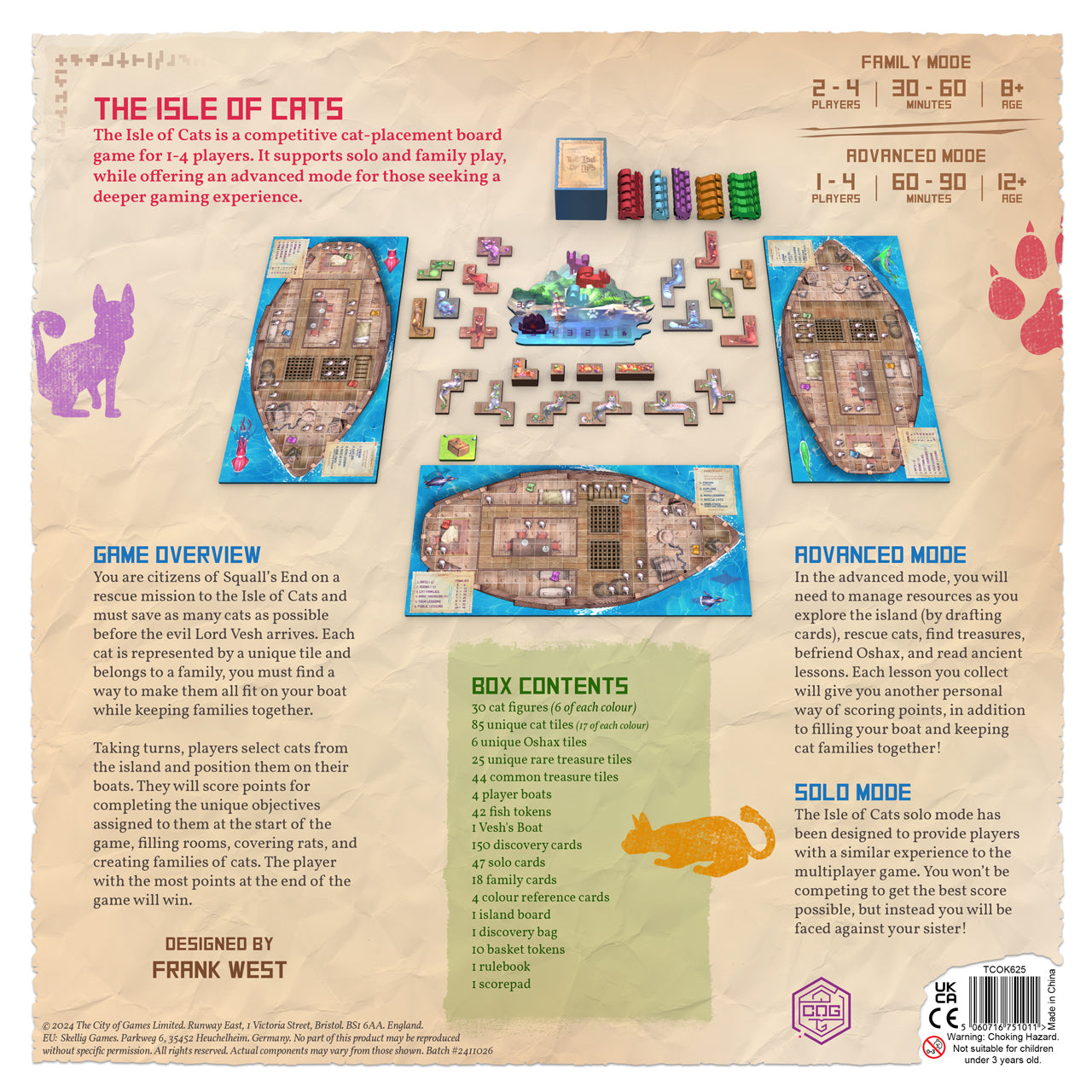 The Isle of Cats Board Game
