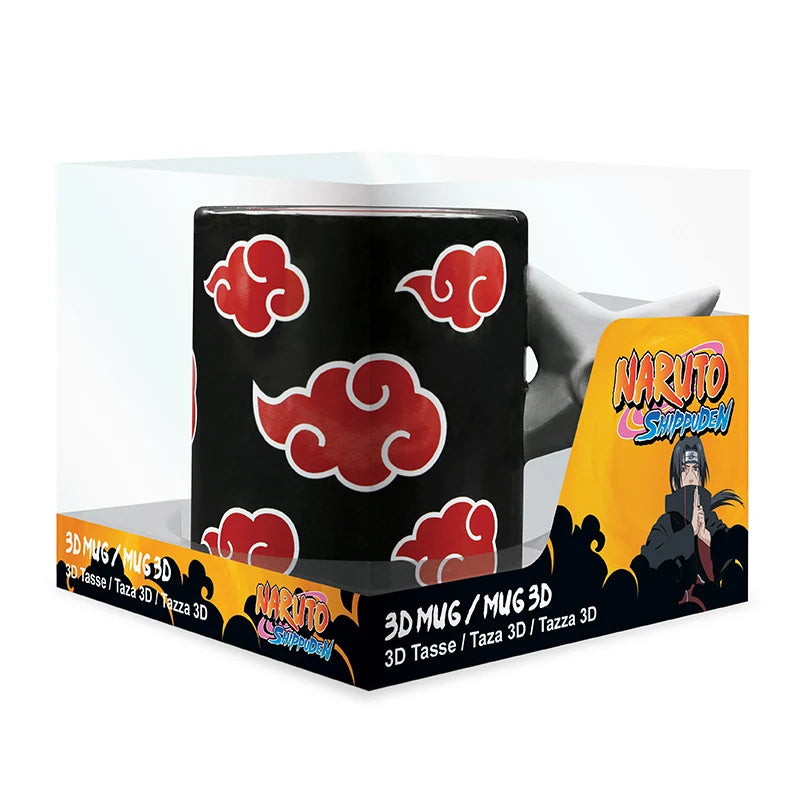 ABYstyle Naruto Shippuden Shuriken Akatsuki 3D Handle Anime Mug