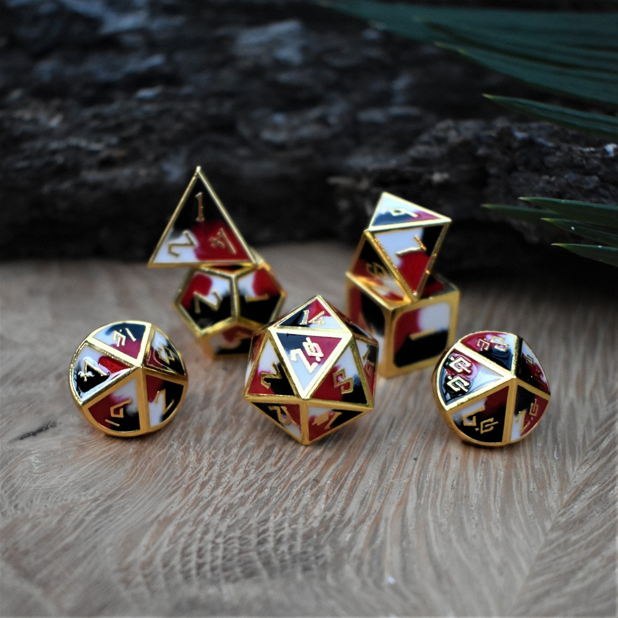 Queen's Gambit Metal Dice Set - Misty Mountain Gaming - 1